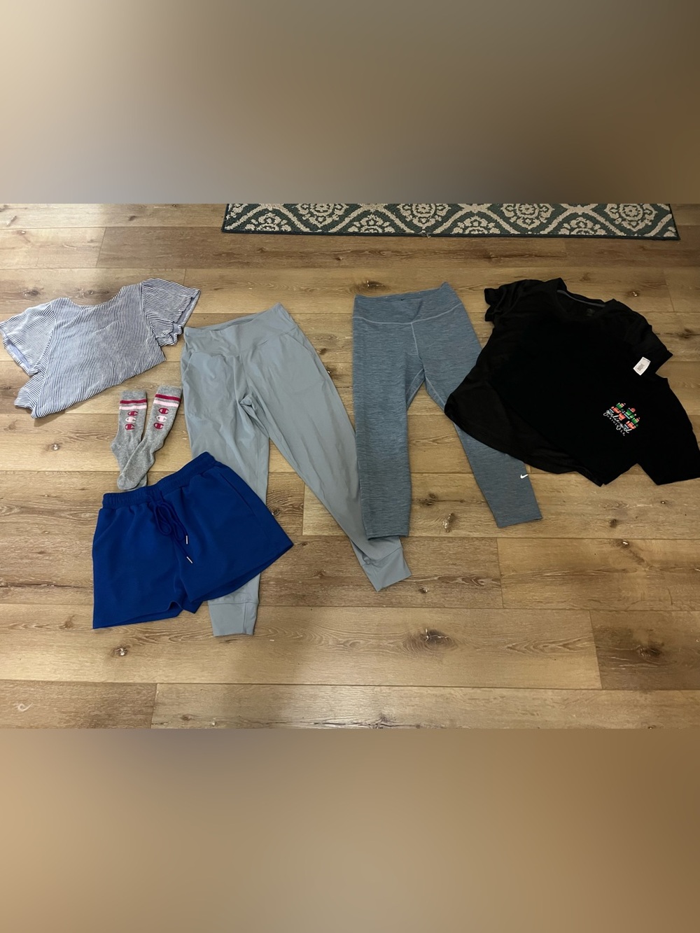 Women’s 7 piece lot - Nike, Champion, Girlie Girl and more